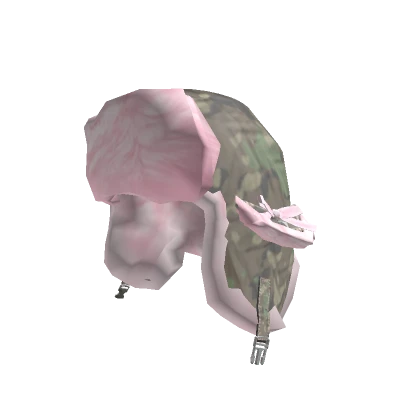 Pink Camo Hat Ushanka