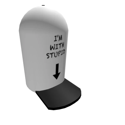 [😂] I'm with Stupid XXL Cap