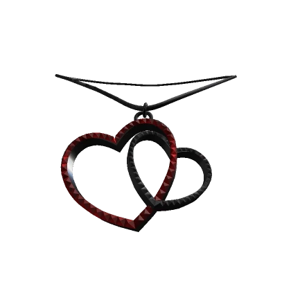 Black and Red Heart Necklace [3.0]