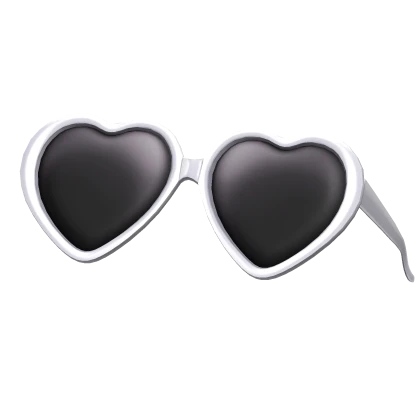 Raised Cute Heart Shades