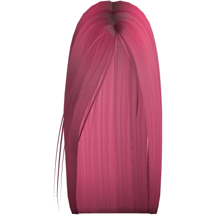 ☆ pink k-pop side part straight hair