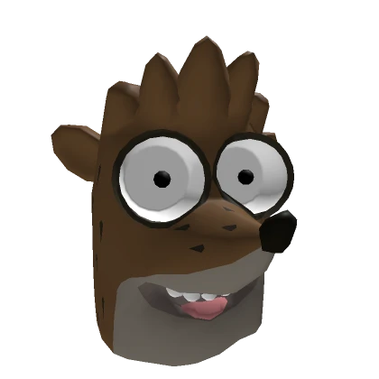 Regular Show Head - Rigby