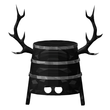 Black Sparkle Time Bucket+Antlers