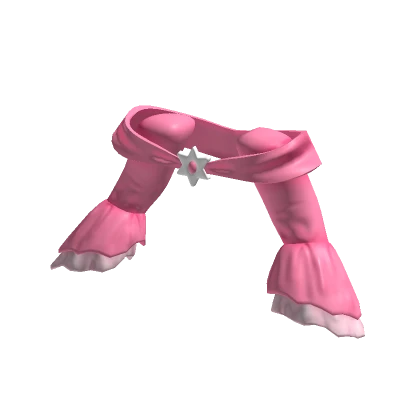 Pink Trumpet Sleeve Star Sash