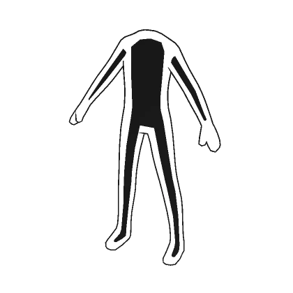 White Black Double Outline Avatar