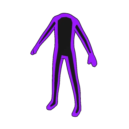 Purple Black Double Outline Avatar