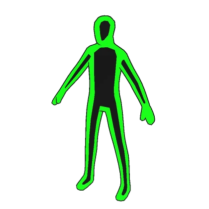 Green Double Outline Full Avatar (+ Head)