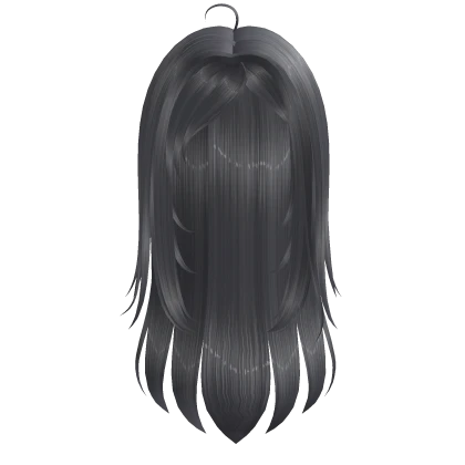 Yura Cute Anime Girl Side Swept Hair Grey