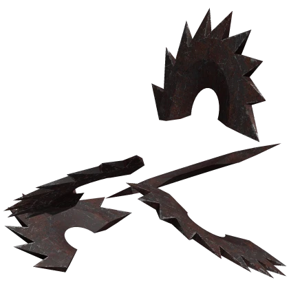 (Right) Shoulder Rusty Saw Blade