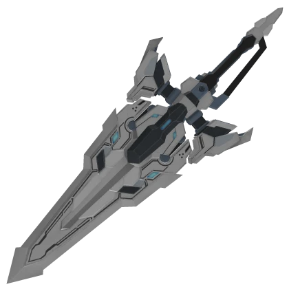 (PBR) Mecha Greatsword DIVIDER - White