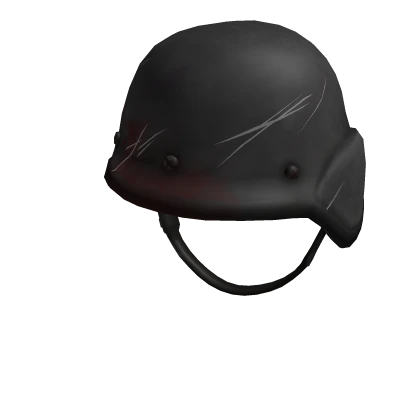 Battle Damaged Combat Helmet