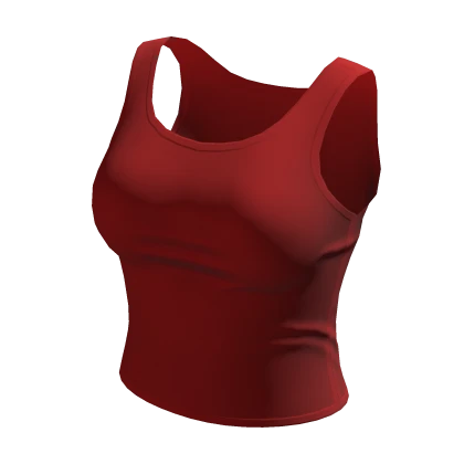 ☆ Red Simple Tank Top