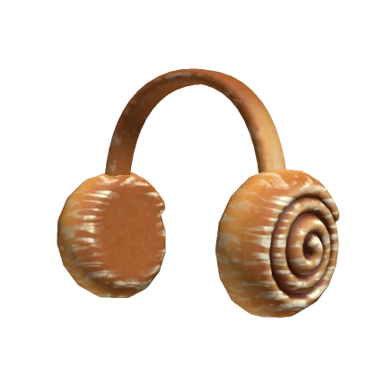 Glazed Cinnamon Roll Earmuffs 