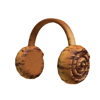 Chocolate Cinnamon Roll Earmuffs 