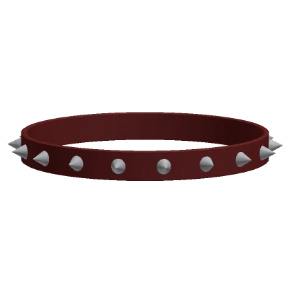 Red Spiked Choker (3.0)