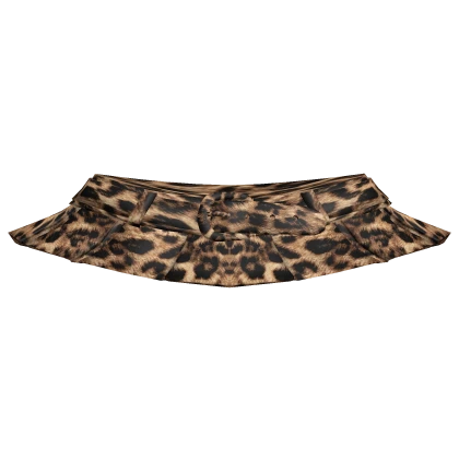 [Blush Fashion] Y2K Gyaru Brown Leopard Mini Skirt