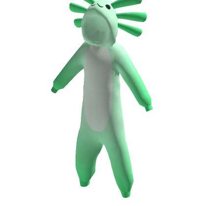 Axolotl Onesie - Green