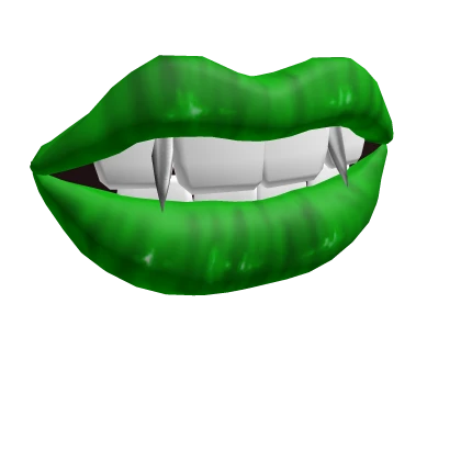 Vampire Lip Piercing Green