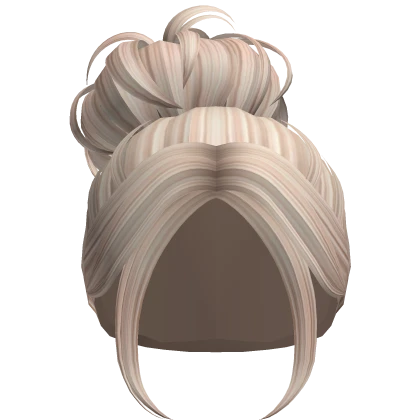 Messy Baddie Bun (Platinum Blonde)