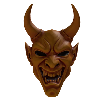 [😈] Golden Devil Mask