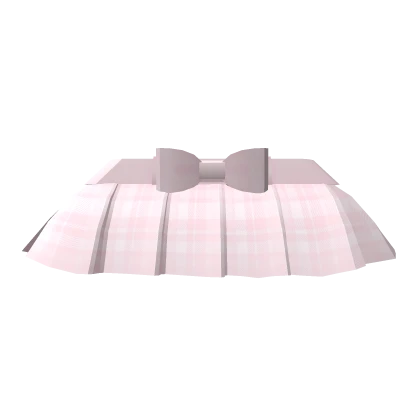 ♡ : cute pink plaid mini skirt