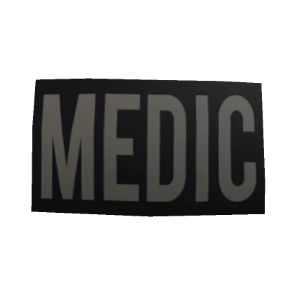 MEDIC IR Helmet Patch