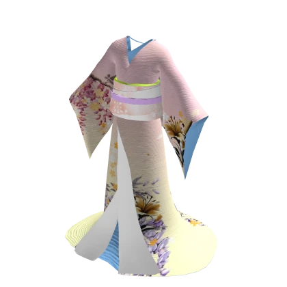 Kimono - Geisha Style - Lily and Wisteria