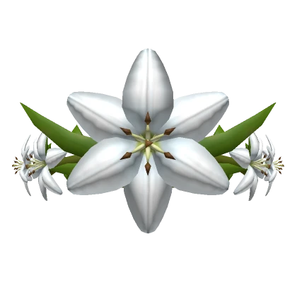 White Lily Tiara