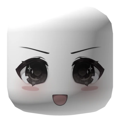 :D sparkly happy kawaii anime chibi face 