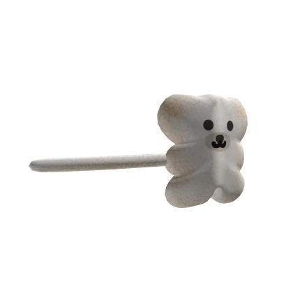 Cute Graham Cracker Bearclip (WHITE)