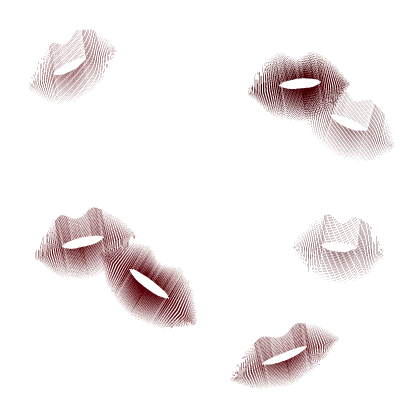 Red Kiss Marks