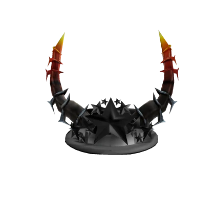 ⏳ SparkleTime Black Fedora Fiery Horns