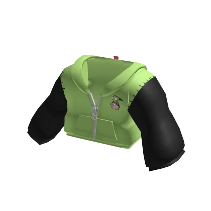 invader zim gir green alien scene sweater jacket