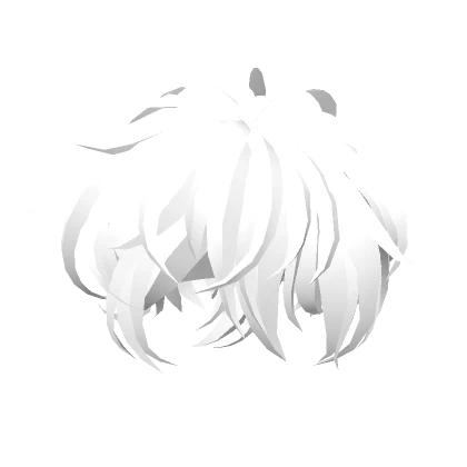 Really White 3D Messy Anime Hairstyle_564FAE