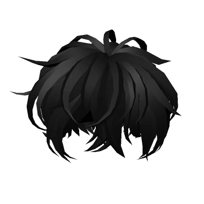 Really Black 3D Hair_564FAE