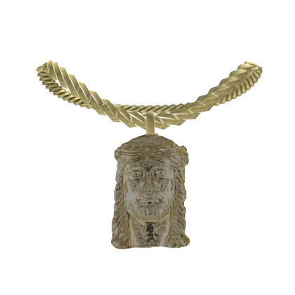10k Gold Jesus Piece Chain 1.0