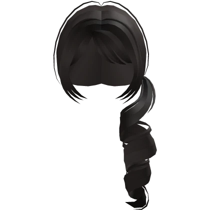 dollette brown side low ponytail
