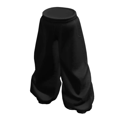 Y2K Baggy Pants (Black)