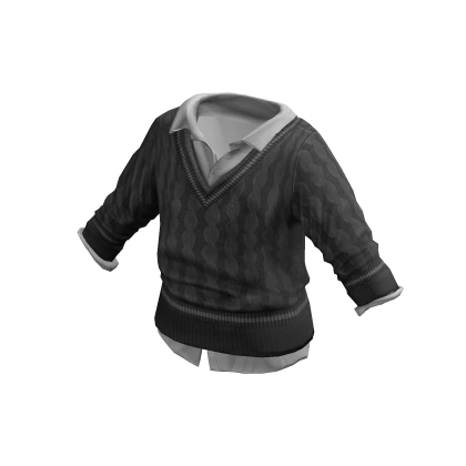 Grey Sweater & Undershirt