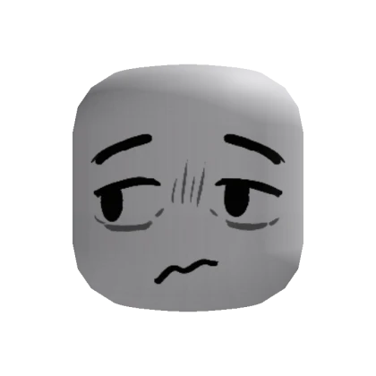 Depressed Groggy Face (Recolorable)