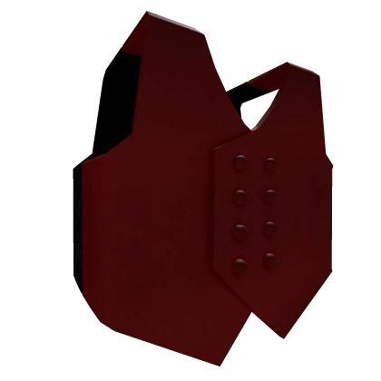 Front Colored Two Toned Vest (Red + Black)