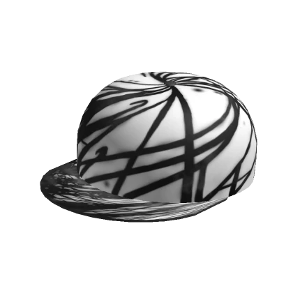 Black & White Evanescence Fitted Cap