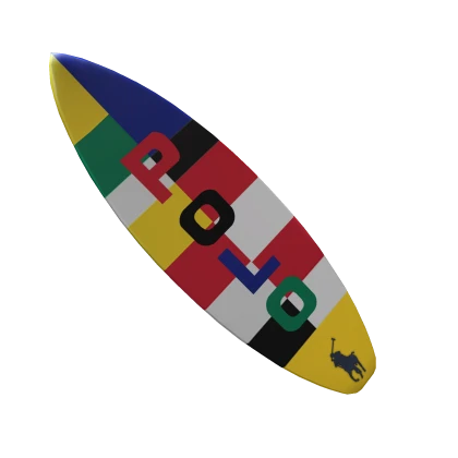Ralph Lauren Patchwork-Stripe Surfboard