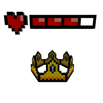 8-bit crown + 8-bit hp bar
