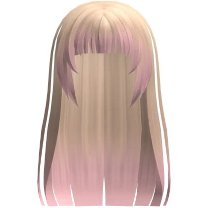 Anime Hime Layered Hair Blonde to Pink