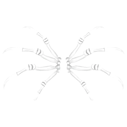 Glowing White Skeleton Spider Legs