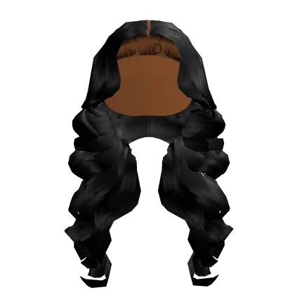 Aria Curly Middle Part