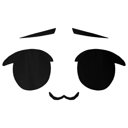 Big Eyes Nervous Face (3D)