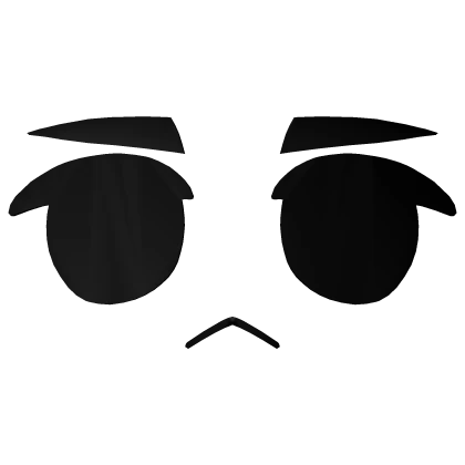 Big Eyes Angry Face (3D)