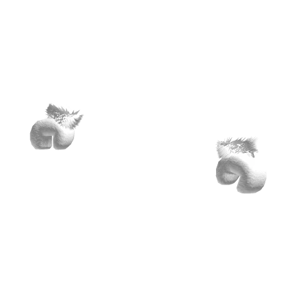 White Fuzzy Winter Gloves